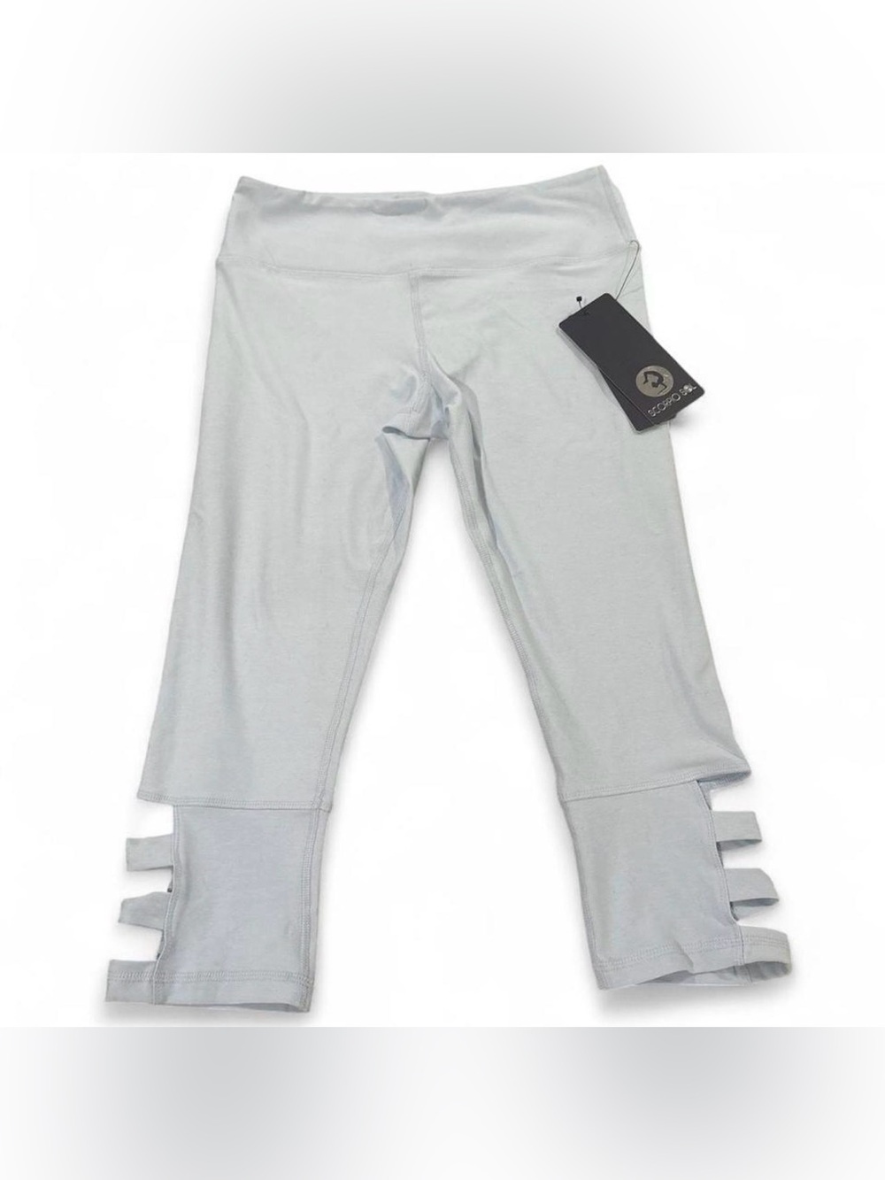 Scorpio Sol cutout leggings. NWT. SIZE S. Light blue
